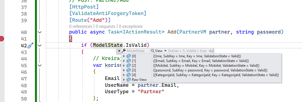 Why does my controller method not respond? - Microsoft Q&A