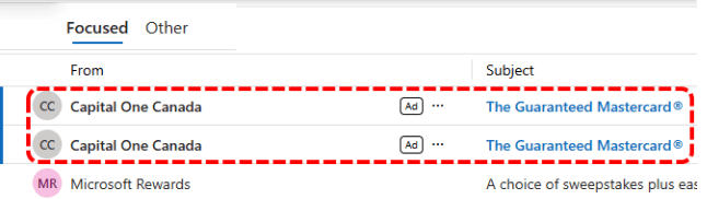 I am seeing ads in outlook when I have a Microsoft 365 Family ...