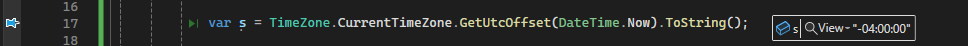 UTCOffset