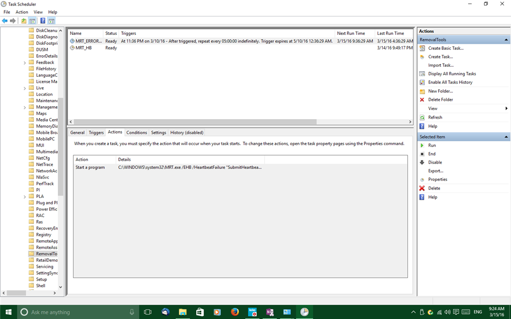 MRT_HB or MRT_ERROR_HB or MRT.exe runs daily instead of multiple times ...