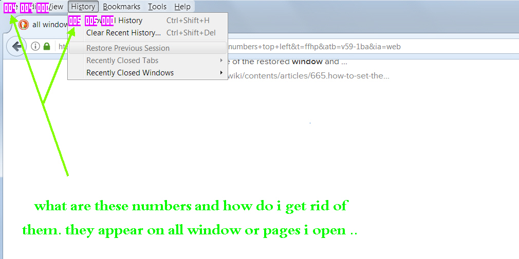 little red boxes with numbers - Microsoft Q&A
