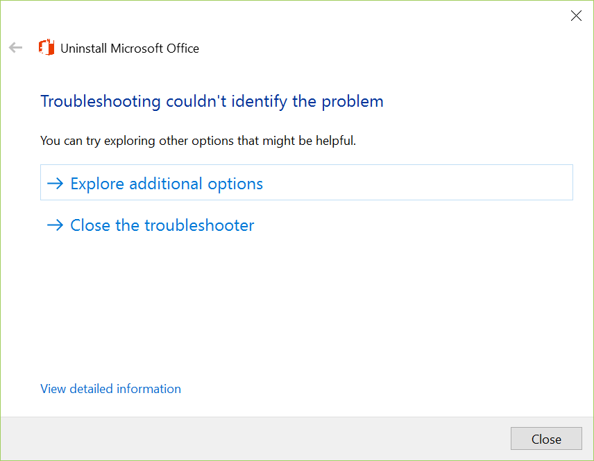 error code 30068-4 (1058) while installing office 2016