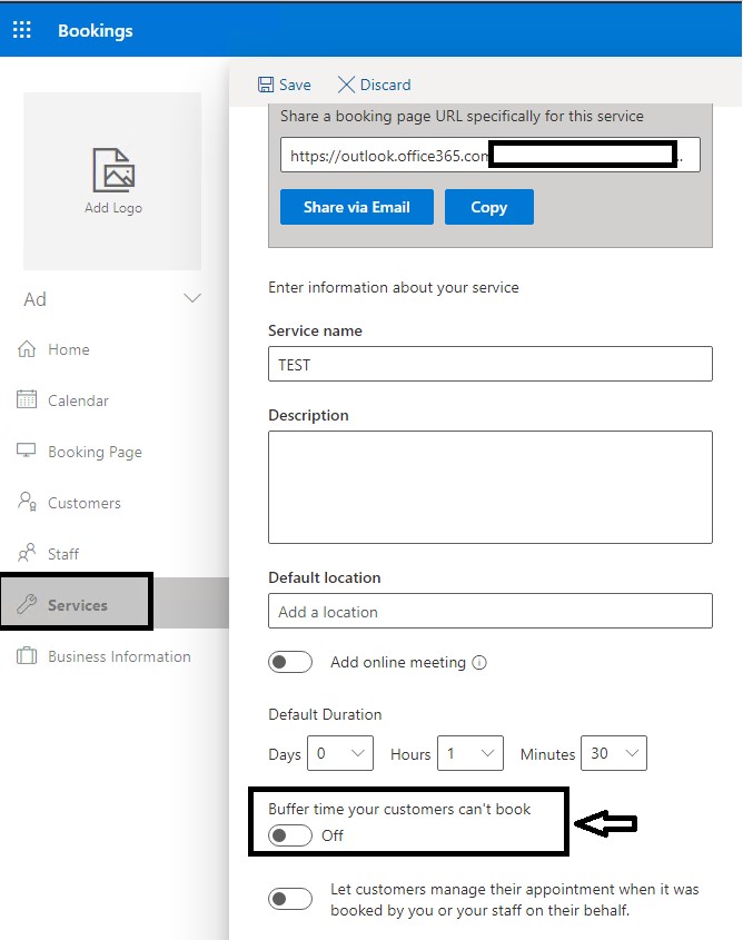 Microsoft Bookings - Setting bookable times - Microsoft Q&A