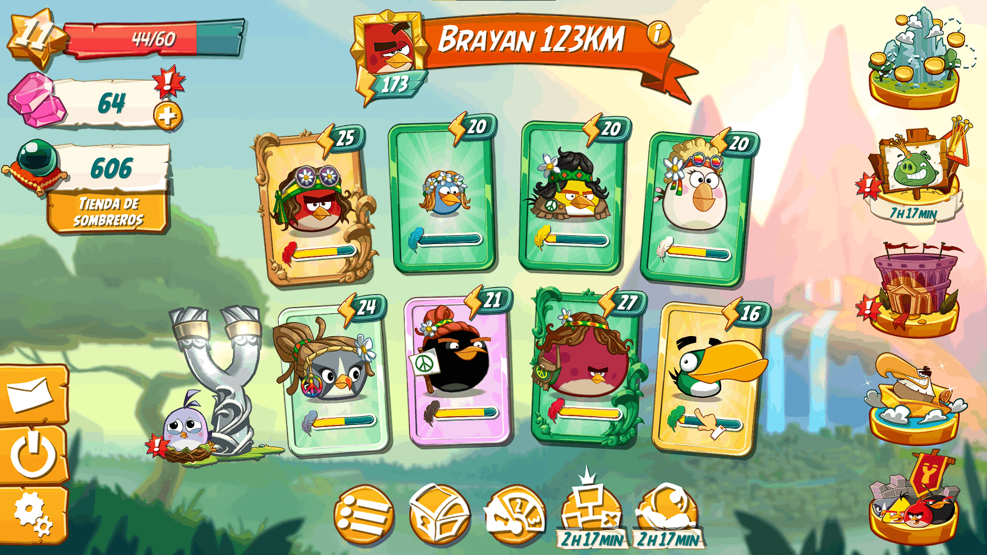 Alguien sabe como arreglar este fallo en la arena de angry birds 2 ...