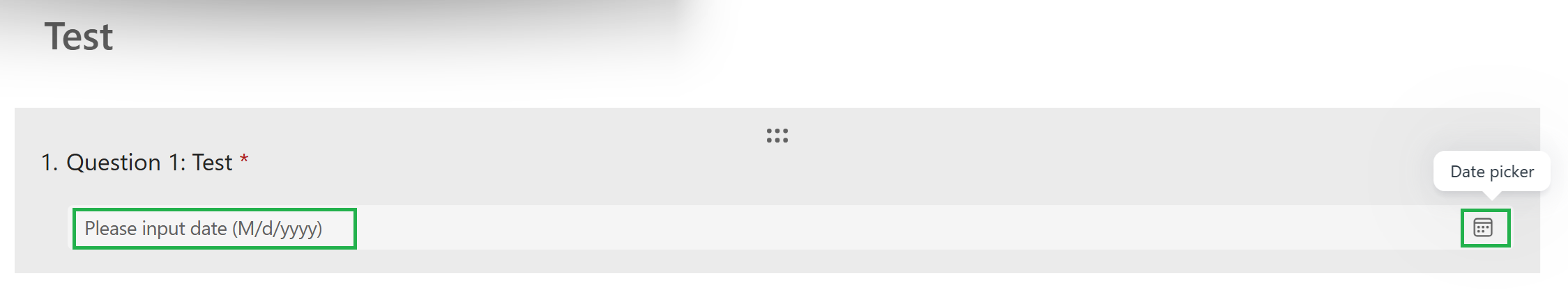 asking for a date as an answer in forms - Microsoft Q&A