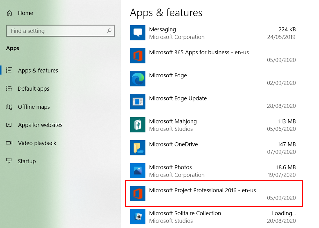 Installed Project 365 but keep getting Project 2016 - Microsoft Q&A
