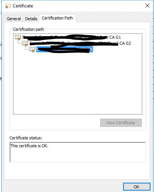 Certificate verification in Dev for .Net