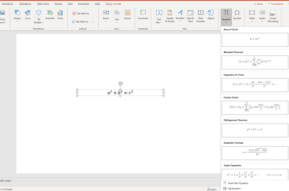Equation editor Default Color - Microsoft Q&A