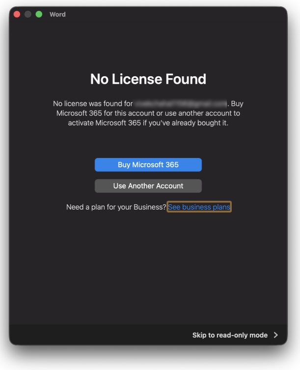 Not able to transfer my Office 2021 to Macbook - Microsoft Q&A