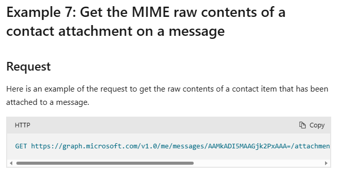 MIME Attachment View