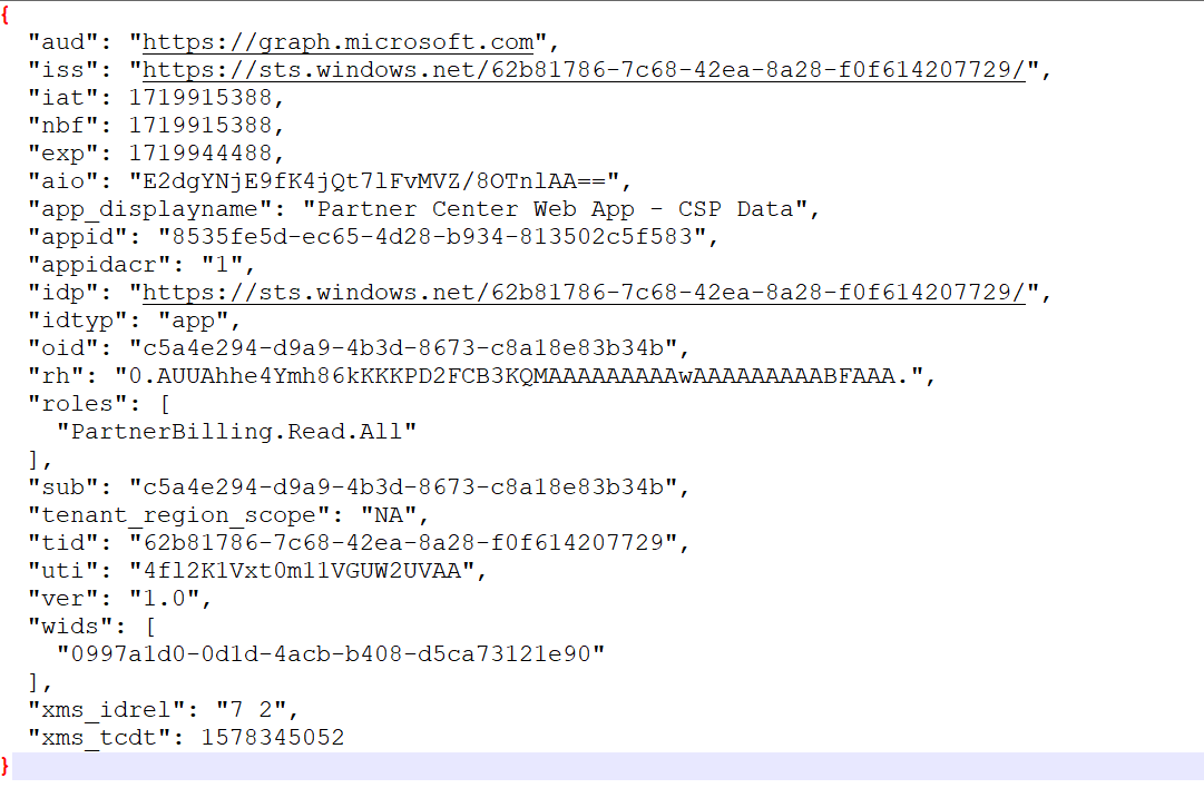 UnknownError When I try to call https://graph.microsoft.com/v1.0 ...