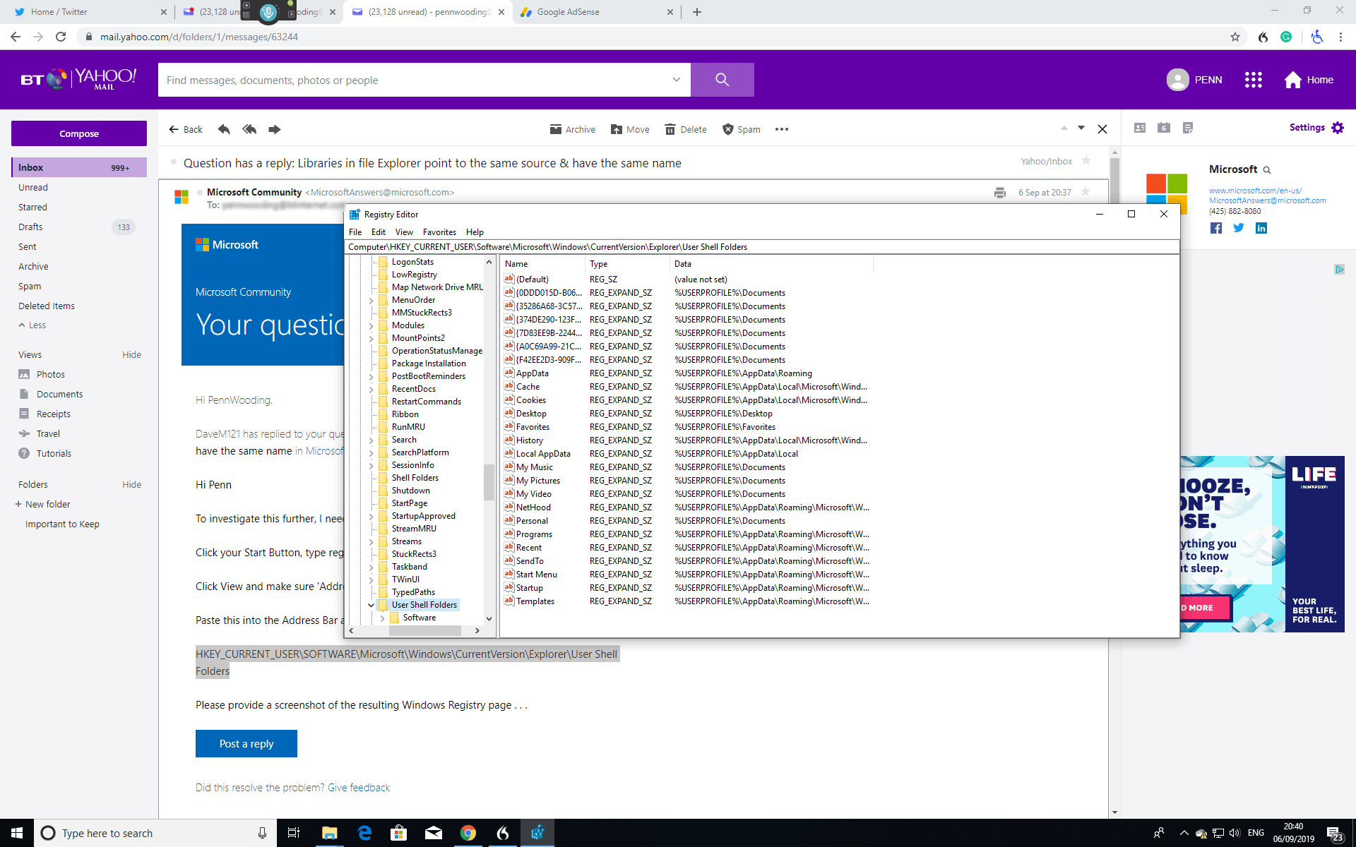 Libraries in file Explorer point to the same source & have the same ...
