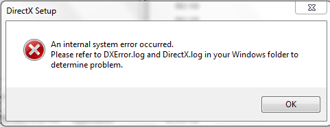 DxError.log and Directx.log problems - Microsoft Q&A