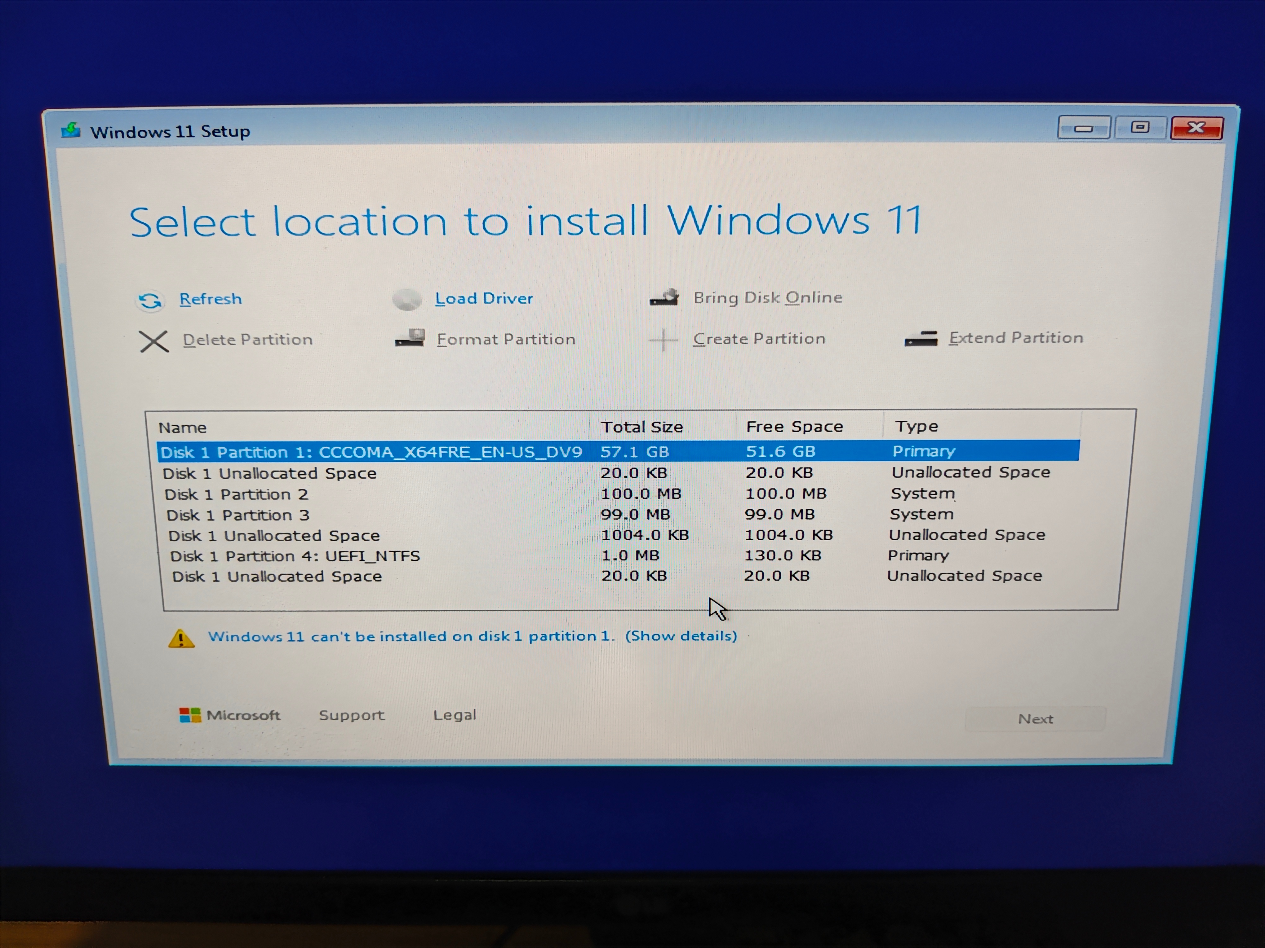 Windows Boot Error - Status: 0xc0000185 and Missing Disk