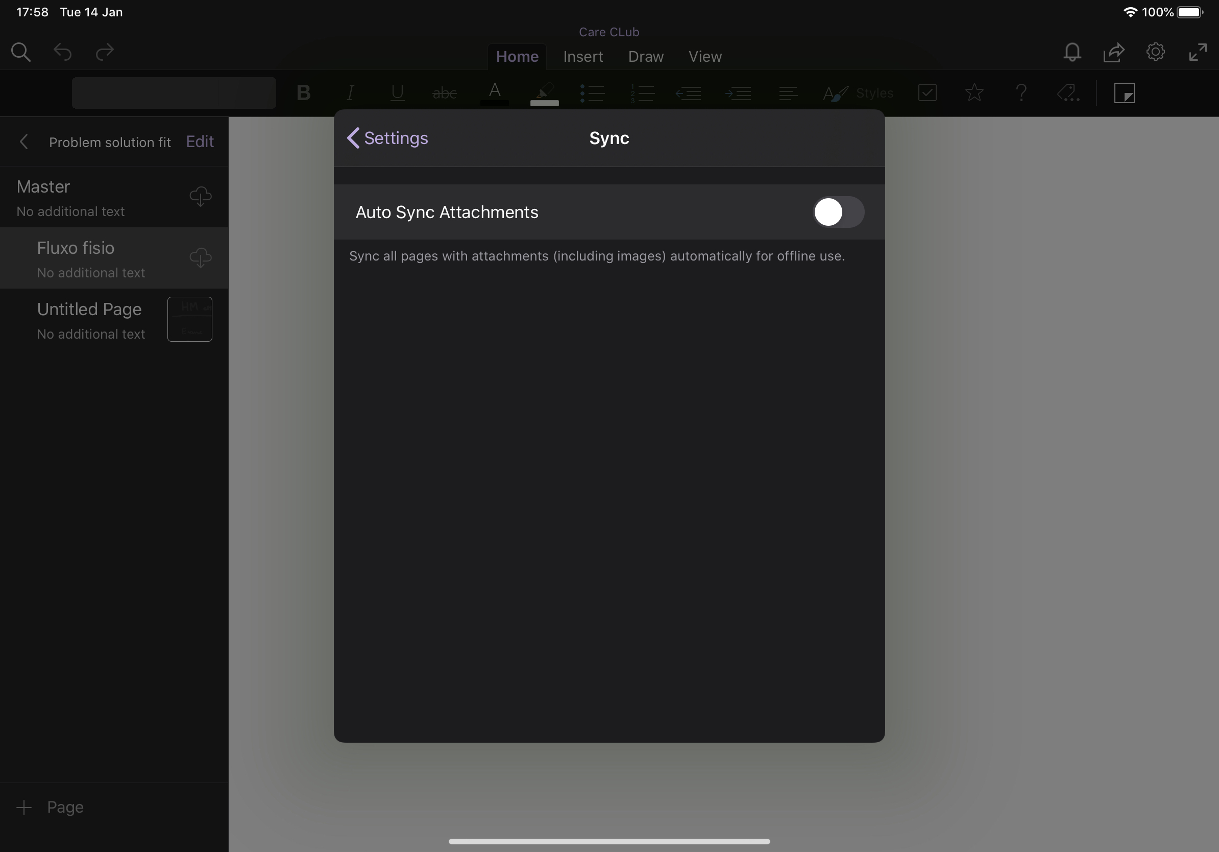 One Note for iPad doesn't sync with One Drive - Microsoft Q&A