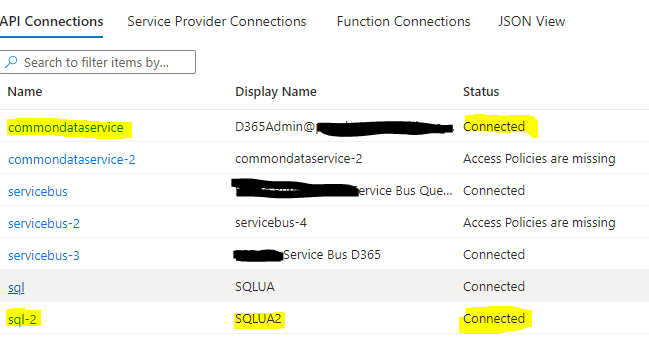 Logic Apps Connection Issue 5