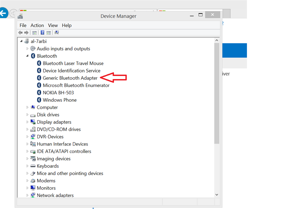 windows 8 device manager reports bluetooth dongle as HID USB mouse not ...