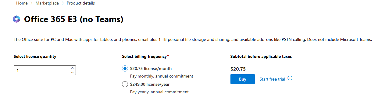 Where is the pricing for Office 365 E1 and E3 for nonprofits ...