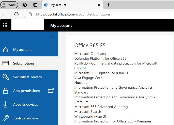 I can open the web Excel app from my Office 365 app, but am told that I ...