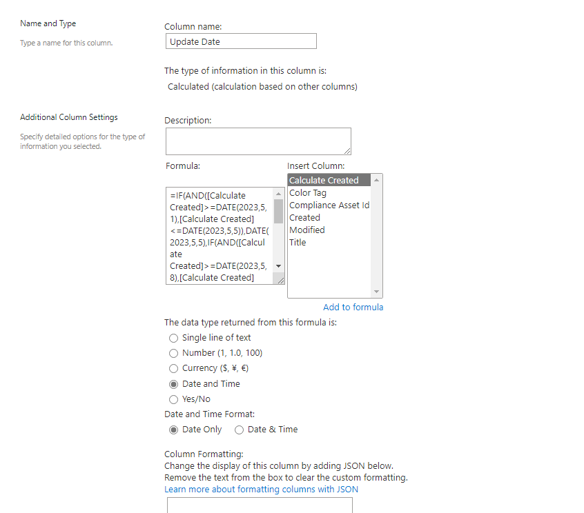How to calculate Friday date based on created date in Microsoft list ...