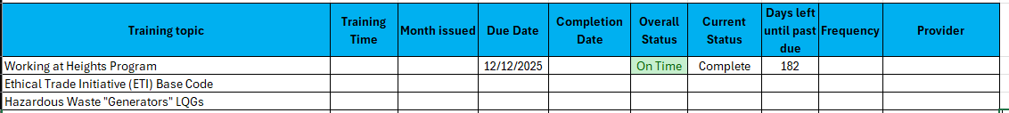Adjusting formula for tracking due dates versus completion - Microsoft Q&A