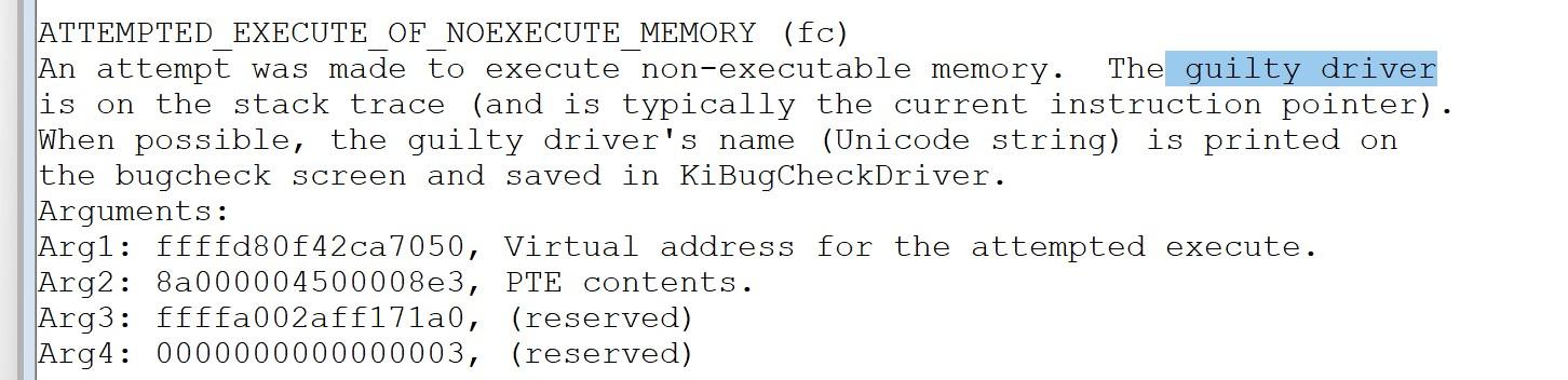 win10系统频繁蓝屏，来源：BugCheck，事件ID：1001，检测错误:0x000000fc - Microsoft Q&A