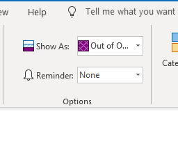 microsoft teams change status available out of office