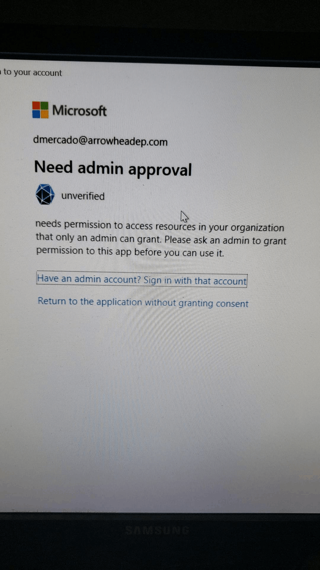 Can't add device to tenant, need admin approval - Microsoft Q&A