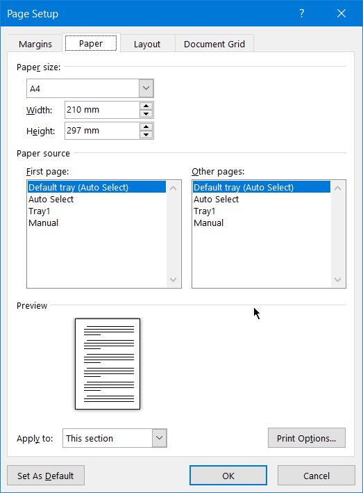 Why does MS 365 Office Word override the Printer Driver - Microsoft Q&A