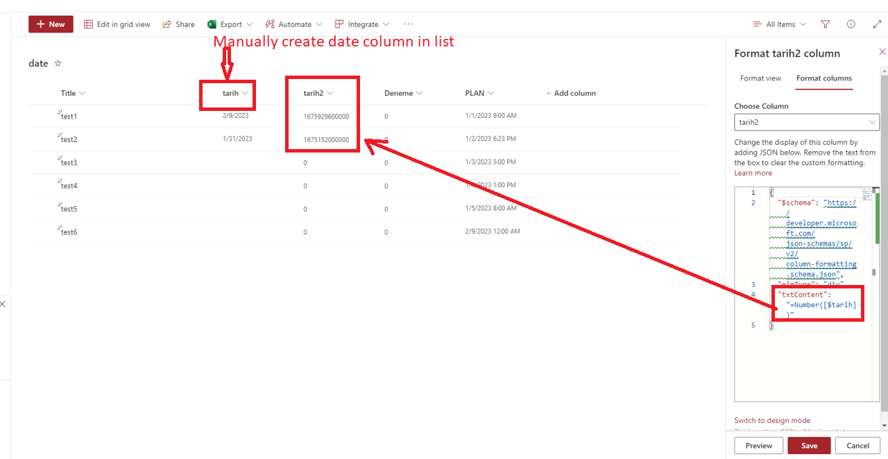 Imported Date column does not work properly in Sharepoint List ...