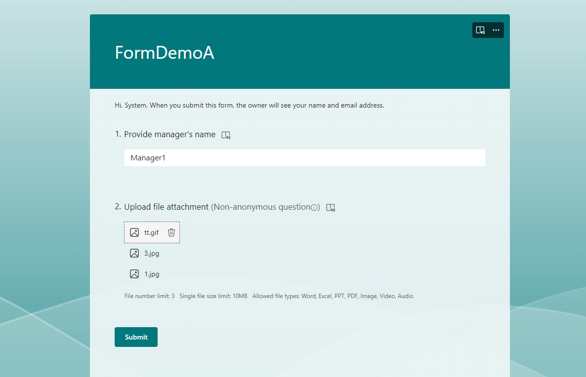 Add Form responses to Library columns - Microsoft Q&A
