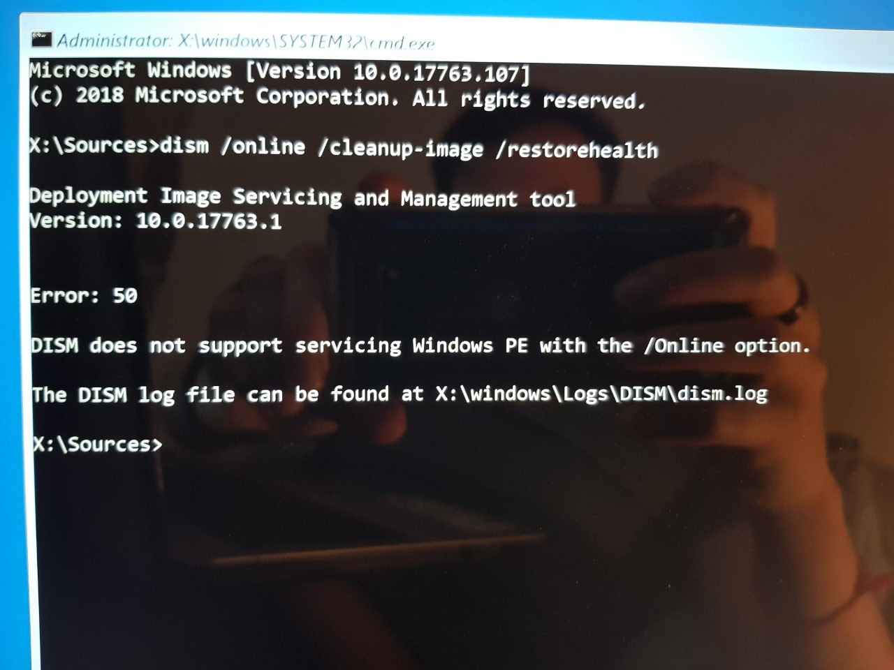 Please Help ! Block on loading Hp screen after loading successful clean ...