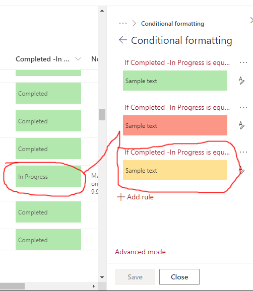 Modern bug: simple list column formatting doesn't work - Microsoft Q&A