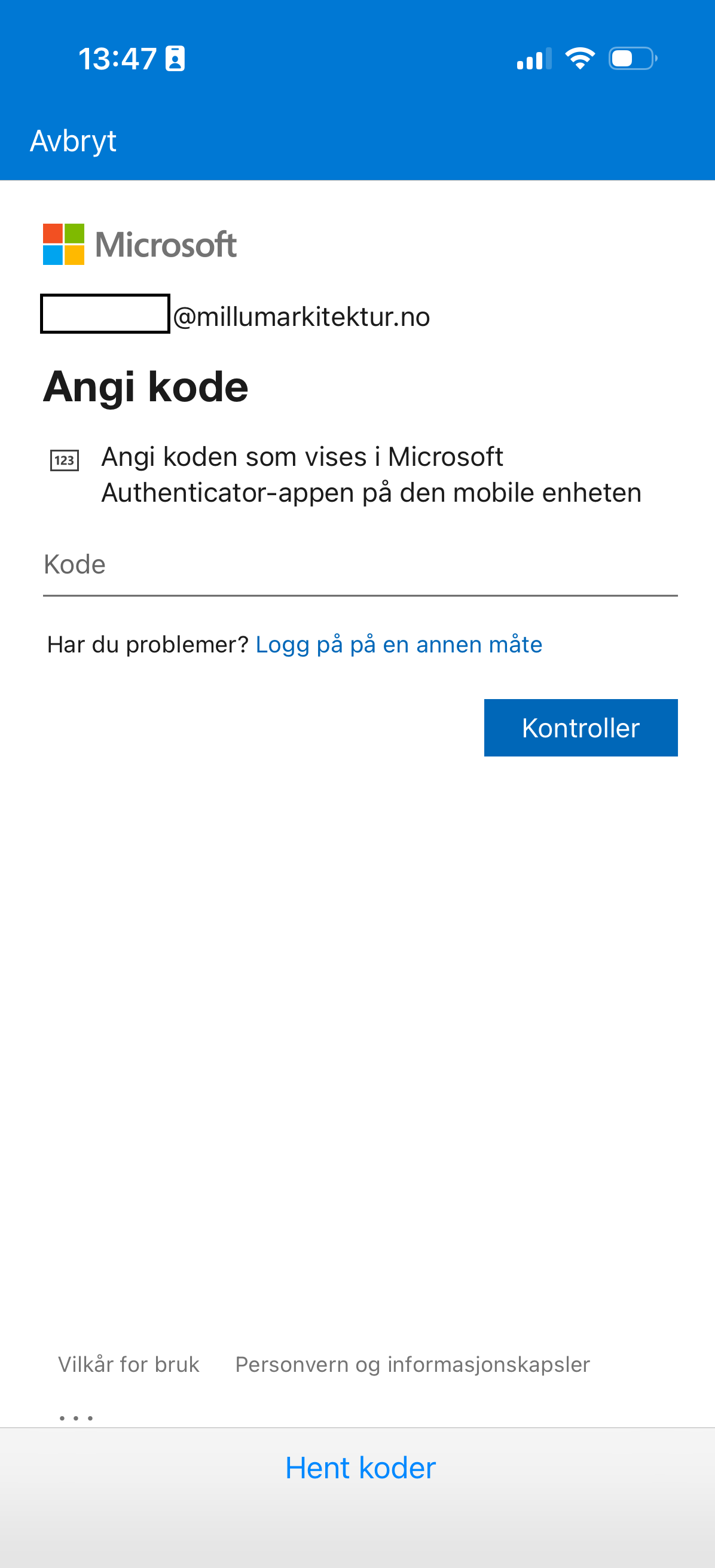 I dont get codes from authenticator app - Microsoft Q&A