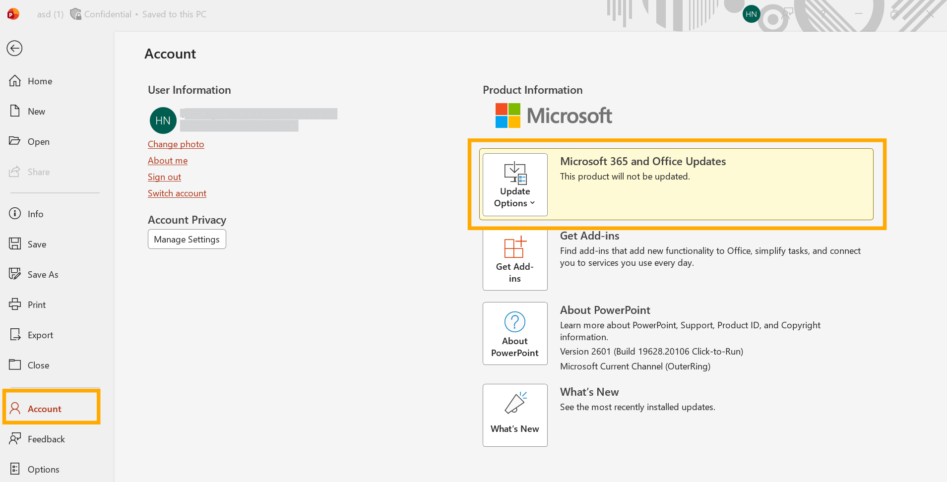 Kullanıcının resmi