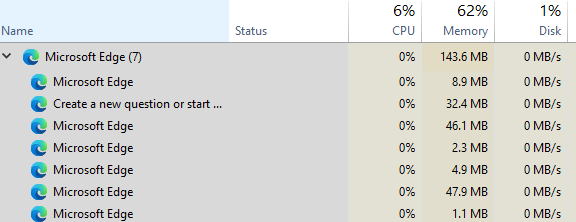 A new Edge icon appears in the task bar after opening Edge - Microsoft Q&A