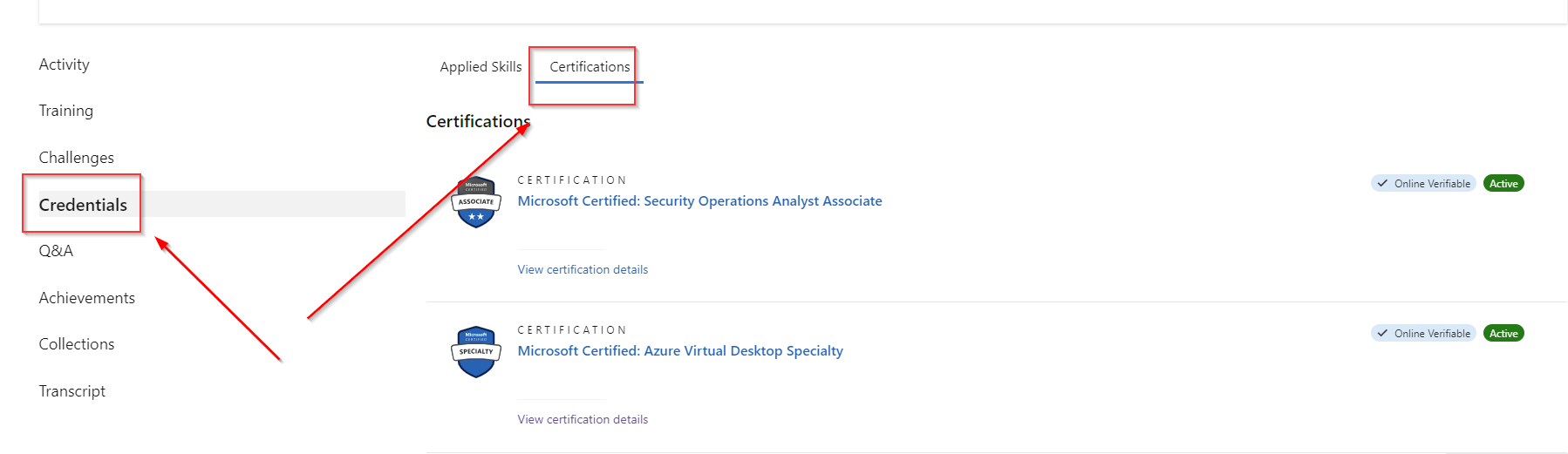 Passed AZ 900 Examination but cant see the certificate/badge in ...