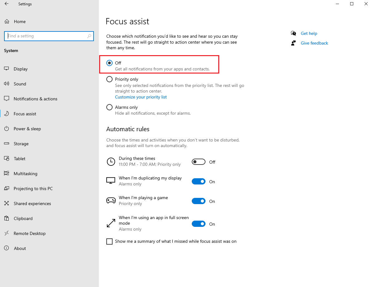 Is "focus assist" causing me to type into the wrong windows ...