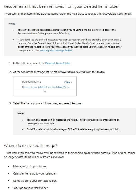 How to recover permanently deleted email, I have tried everything ...