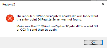 MS Access doesn't recognize the adal.dll driver used to authenticate ...