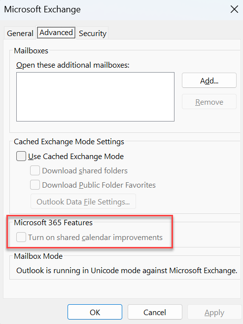 OUTLOOKの会議室の予定について、MAPIとRESTを切り替える方法を教えてください。 - Microsoft Q&A