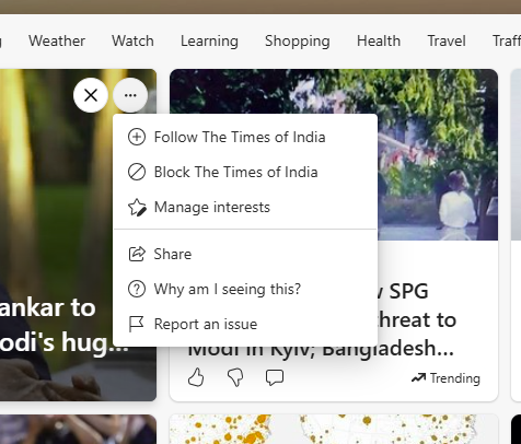 How do I get Fox news and other Trump news media off my MSN news feed ...
