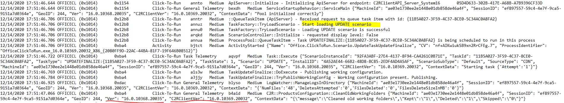 How i cant find all change log updates Office ? - Microsoft Q&A