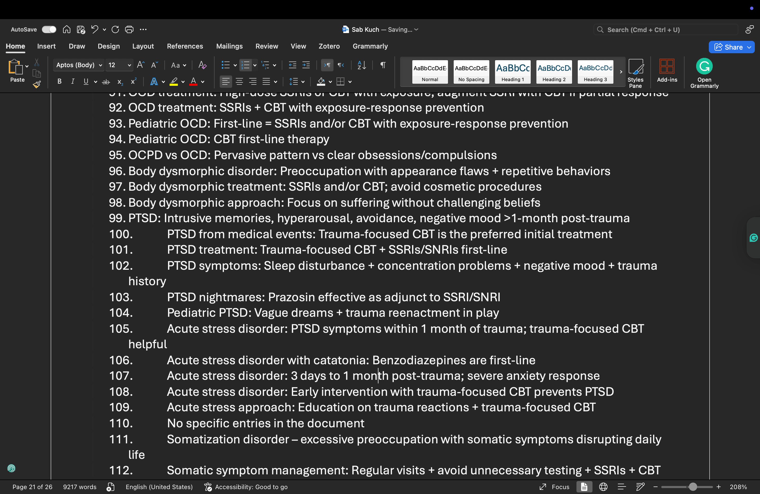 Numbered List Formatting Issue in a lengthy Word Document - Microsoft Q&A