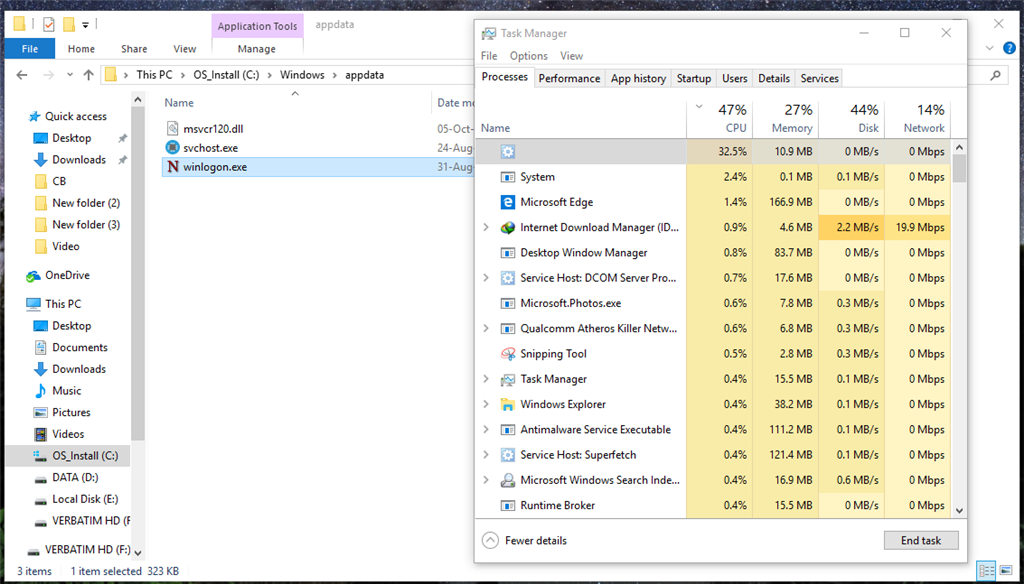 C:\Windows\appdata - Microsoft Q&A
