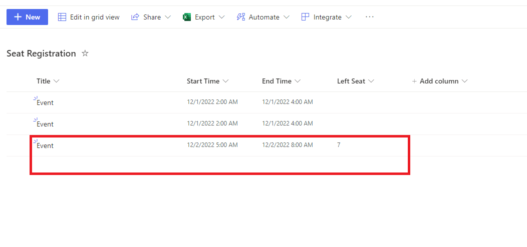 Event Registration Form with Capacity Limits and Automatic Calendar ...