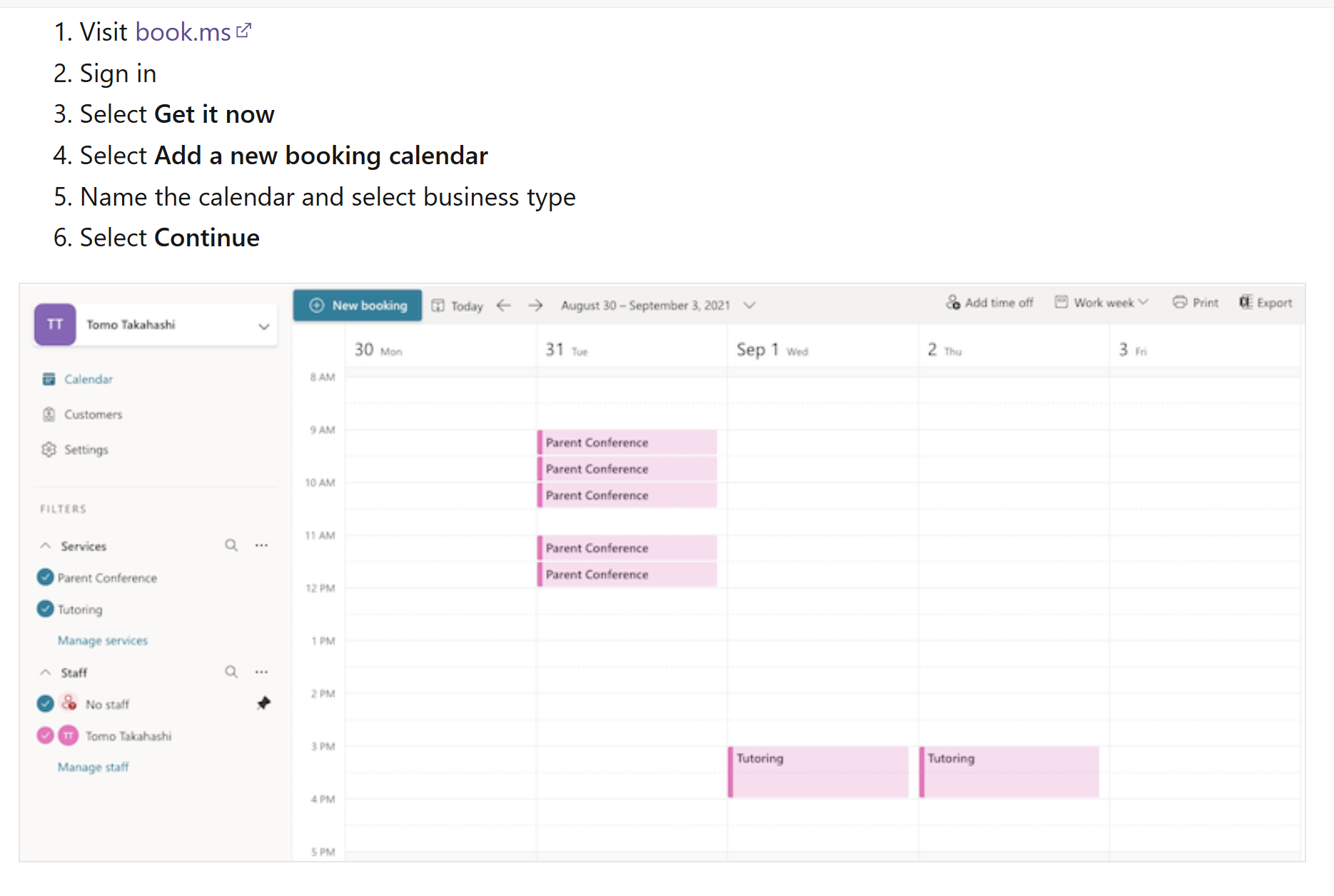 Bookings App Microsoft Learn - Microsoft Q&A