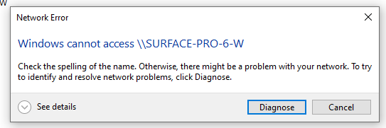 Trouble sharing drives on home network - Microsoft Q&A