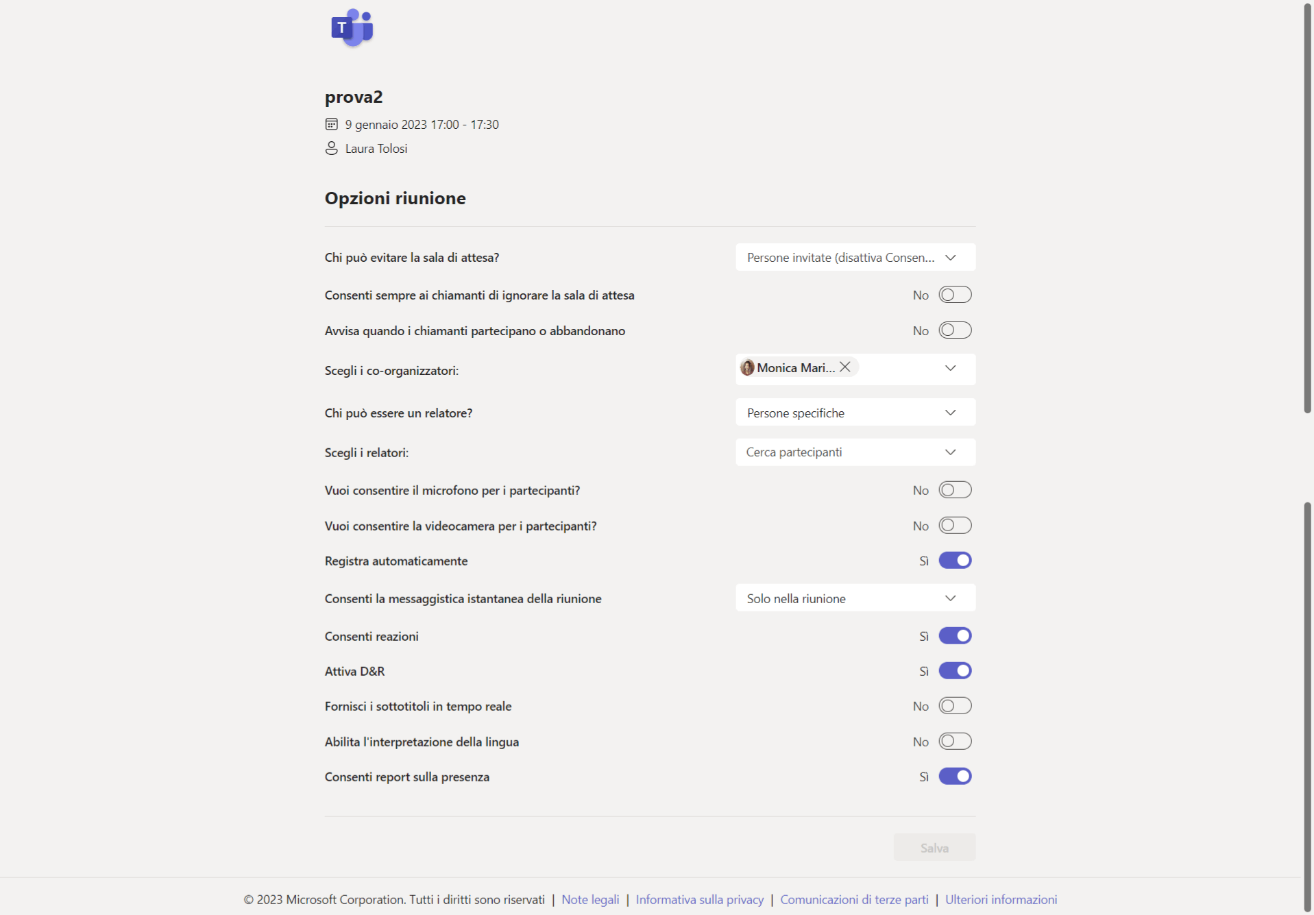 Unable to save the changes i've made at 