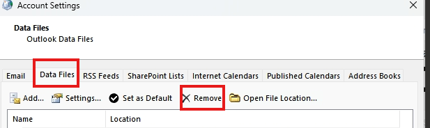 How can I change the source folder for pst files in Outlook ...